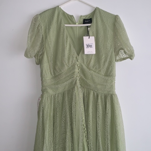 Bardot Bonnie Dress in Pistachio - Picture 6 of 12